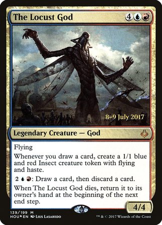 The Locust God [Hour of Devastation Promos] | Cracking-Singles