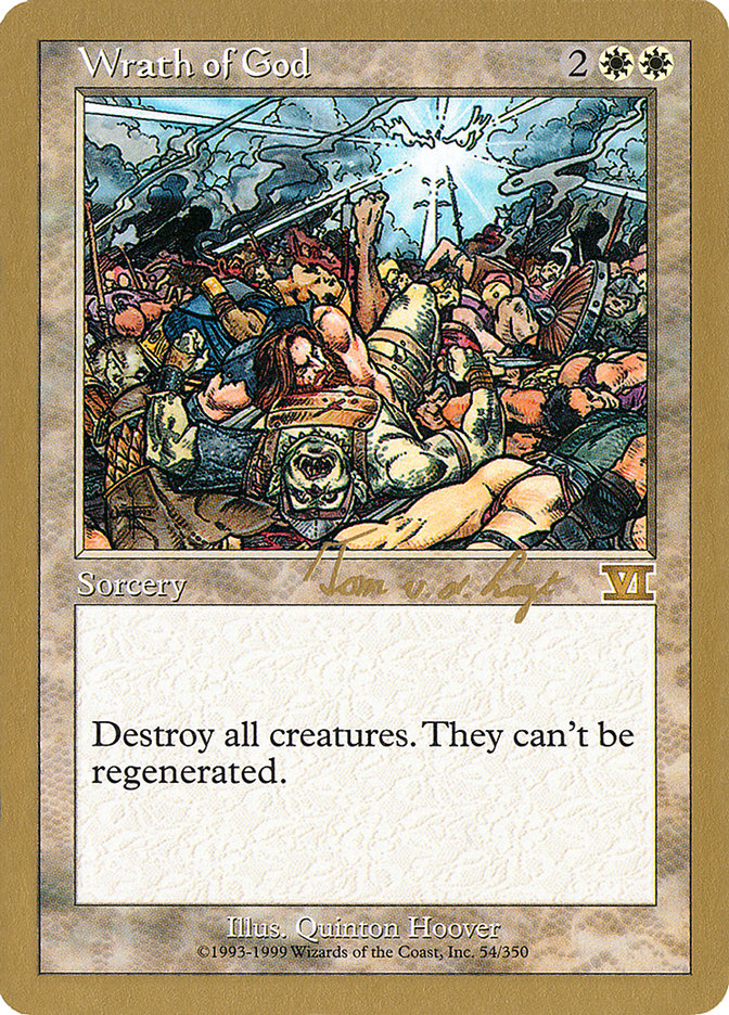 Wrath of God (Tom van de Logt) [World Championship Decks 2000] | Cracking-Singles