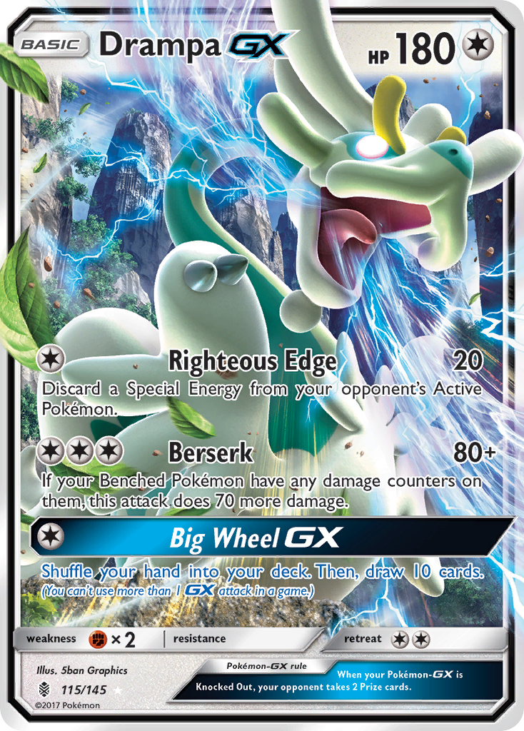 Drampa GX (115/145) [Sun & Moon: Guardians Rising] | Cracking-Singles