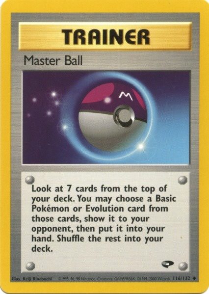 Master Ball (116/132) [Gym Challenge Unlimited] | Cracking-Singles