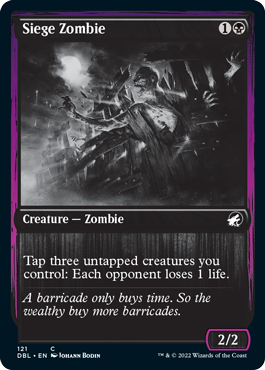 Siege Zombie [Innistrad: Double Feature] | Cracking-Singles