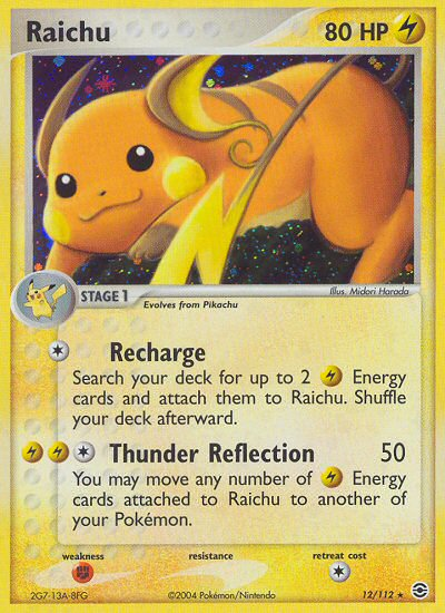 Raichu (12/112) [EX: FireRed & LeafGreen] | Cracking-Singles