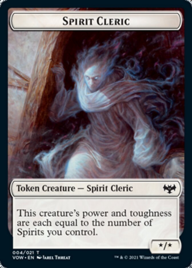 Spirit Cleric Token [Innistrad: Crimson Vow Tokens] | Cracking-Singles