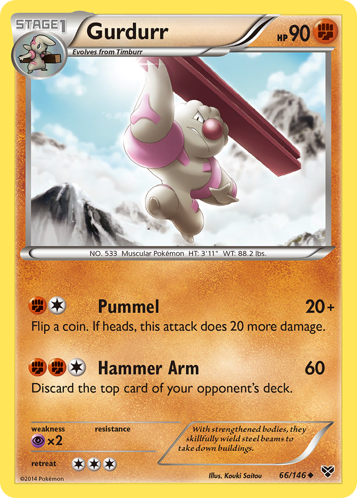 Gurdurr (66/146) [XY: Base Set] | Cracking-Singles