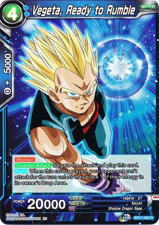 Vegeta, Ready to Rumble [BT11-053] | Cracking-Singles