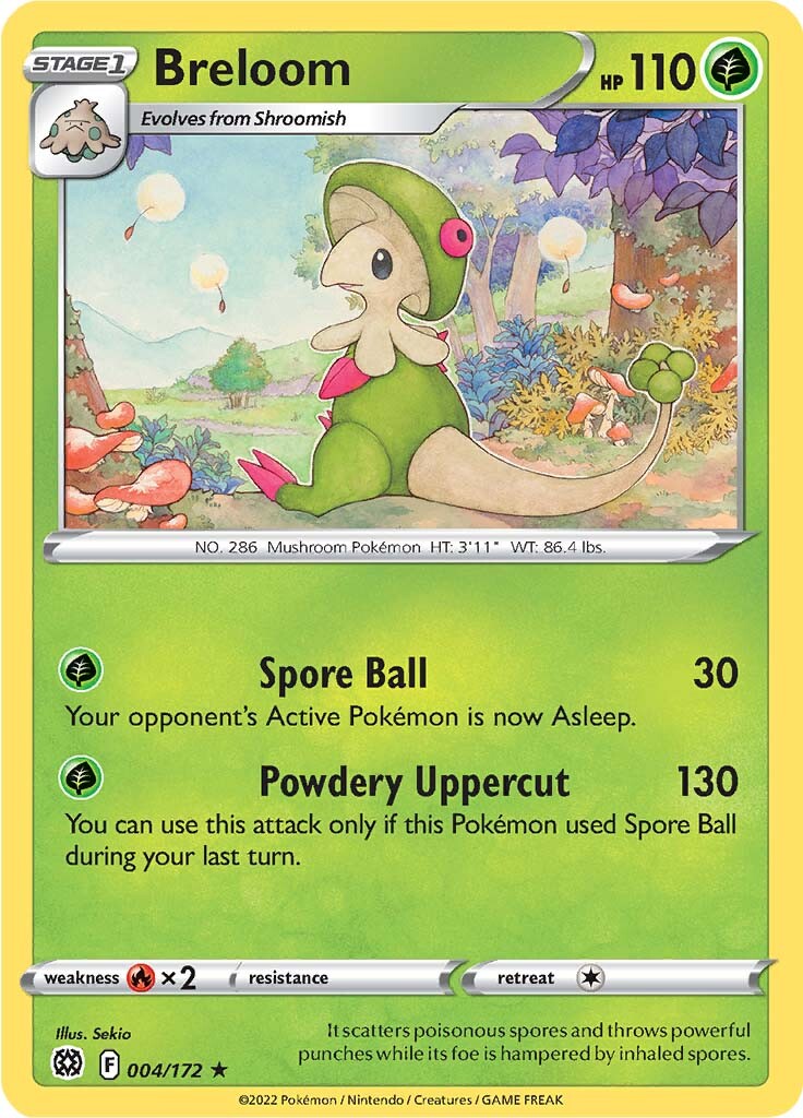 Breloom (004/172) [Sword & Shield: Brilliant Stars] | Cracking-Singles