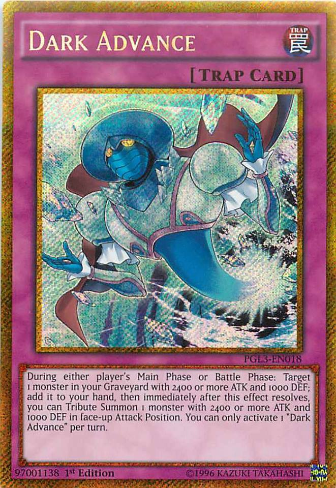 Dark Advance [PGL3-EN018] Gold Secret Rare | Cracking-Singles