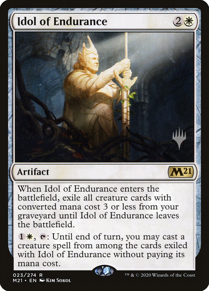 Idol of Endurance (Promo Pack) [Core Set 2021 Promos] | Cracking-Singles