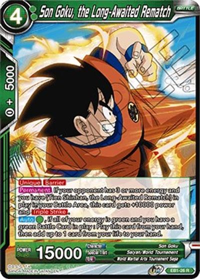 Son Goku, the Long-Awaited Rematch (EB1-026) [Battle Evolution Booster] | Cracking-Singles