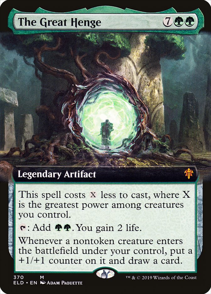 The Great Henge (Extended Art) [Throne of Eldraine] | Cracking-Singles