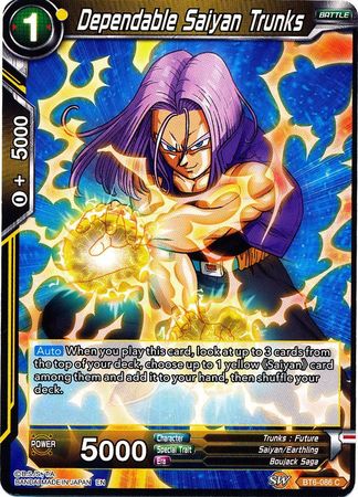 Dependable Saiyan Trunks [BT6-086] | Cracking-Singles