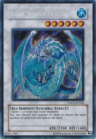 Brionac, Dragon of the Ice Barrier [HA01-EN022] Secret Rare | Cracking-Singles