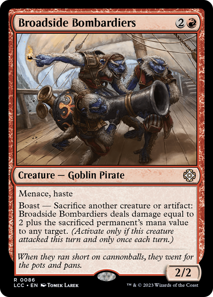 Broadside Bombardiers [The Lost Caverns of Ixalan Commander] | Cracking-Singles