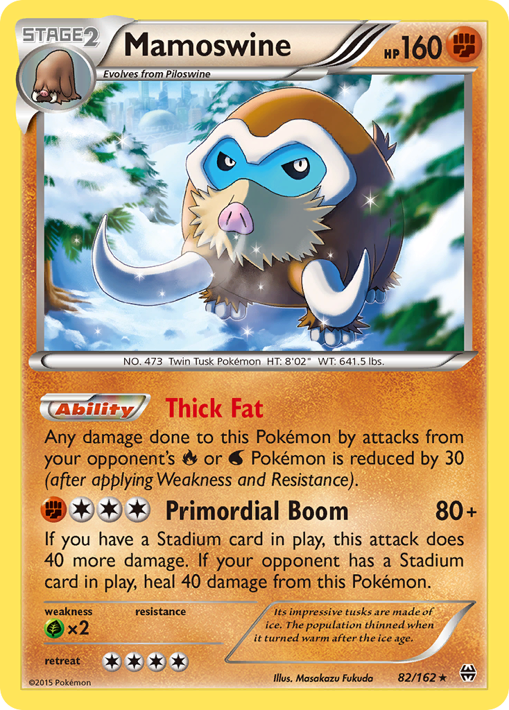 Mamoswine (82/162) [XY: BREAKthrough] | Cracking-Singles