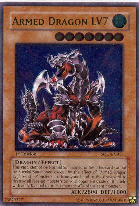 Armed Dragon LV7 [SOD-EN015] Ultimate Rare | Cracking-Singles