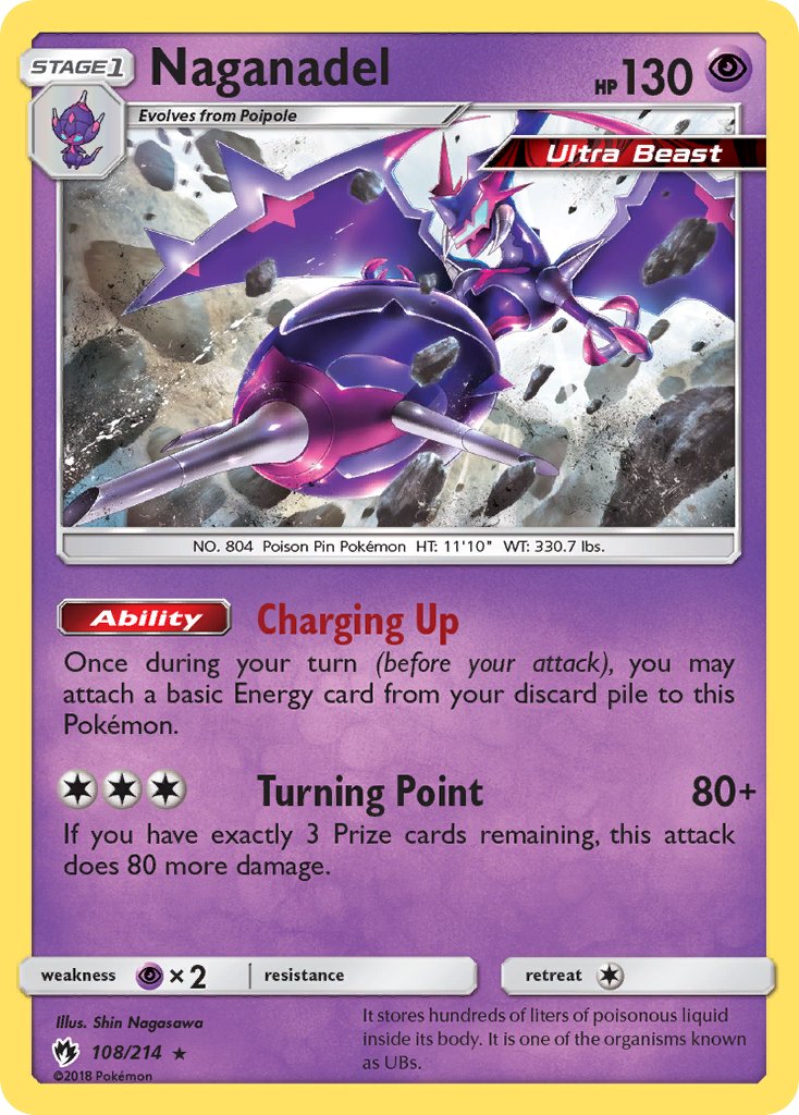 Naganadel(108/214) (Theme Deck Exclusive) [Sun & Moon: Lost Thunder] | Cracking-Singles