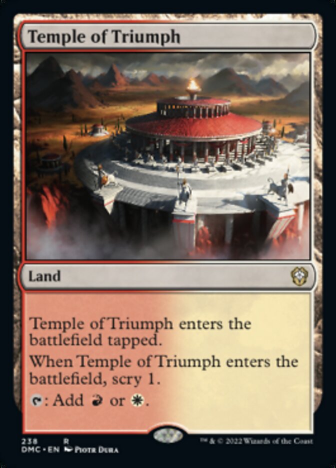 Temple of Triumph [Dominaria United Commander] | Cracking-Singles