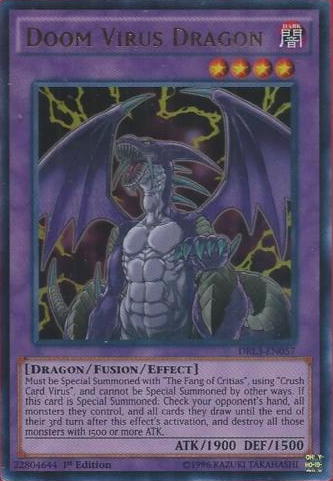 Doom Virus Dragon [DRL3-EN057] Ultra Rare | Cracking-Singles