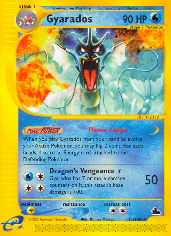 Gyarados (11/144) [Skyridge] | Cracking-Singles