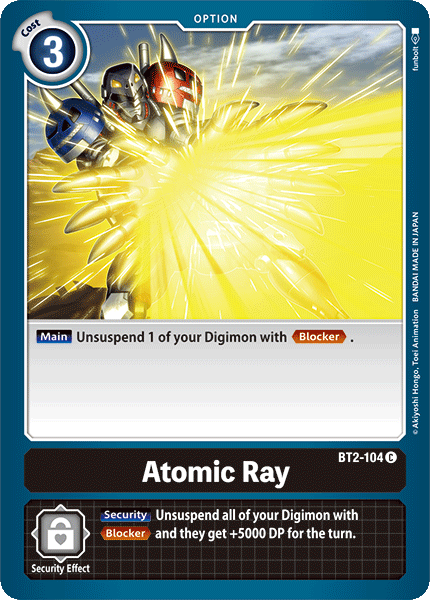 Atomic Ray [BT2-104] [Release Special Booster Ver.1.0] | Cracking-Singles