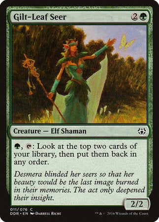 Gilt-Leaf Seer [Duel Decks: Nissa vs. Ob Nixilis] | Cracking-Singles