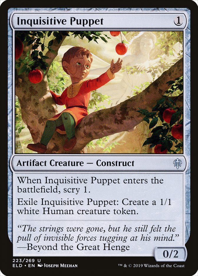 Inquisitive Puppet [Throne of Eldraine] | Cracking-Singles