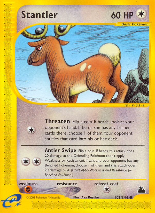 Stantler (102/144) [Skyridge] | Cracking-Singles