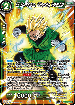 SS Son Gohan, Glimpsing Potential (BT14-065) [Cross Spirits] | Cracking-Singles