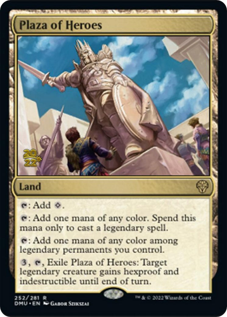 Plaza of Heroes [Dominaria United Prerelease Promos] | Cracking-Singles