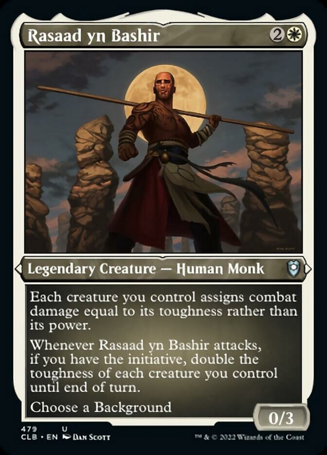 Rasaad yn Bashir (Foil Etched) [Commander Legends: Battle for Baldur's Gate] | Cracking-Singles