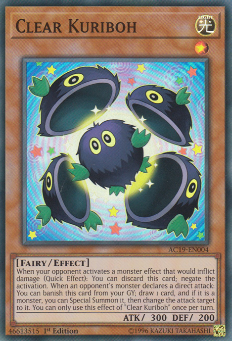 Clear Kuriboh [AC19-EN004] Super Rare | Cracking-Singles