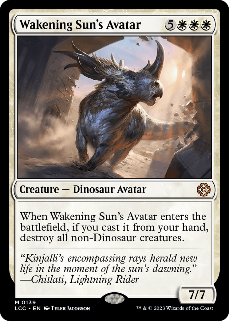 Wakening Sun's Avatar [The Lost Caverns of Ixalan Commander] | Cracking-Singles