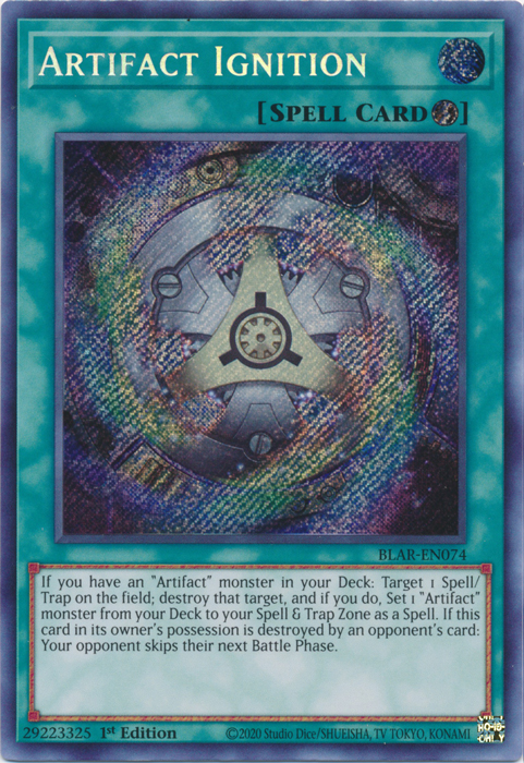 Artifact Ignition [BLAR-EN074] Secret Rare | Cracking-Singles