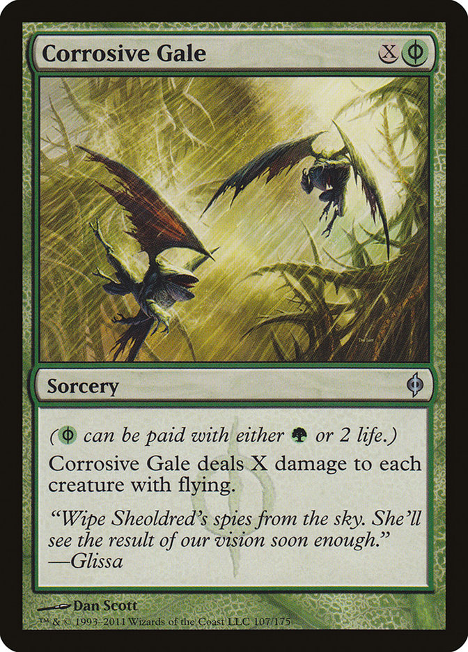 Corrosive Gale [New Phyrexia] | Cracking-Singles