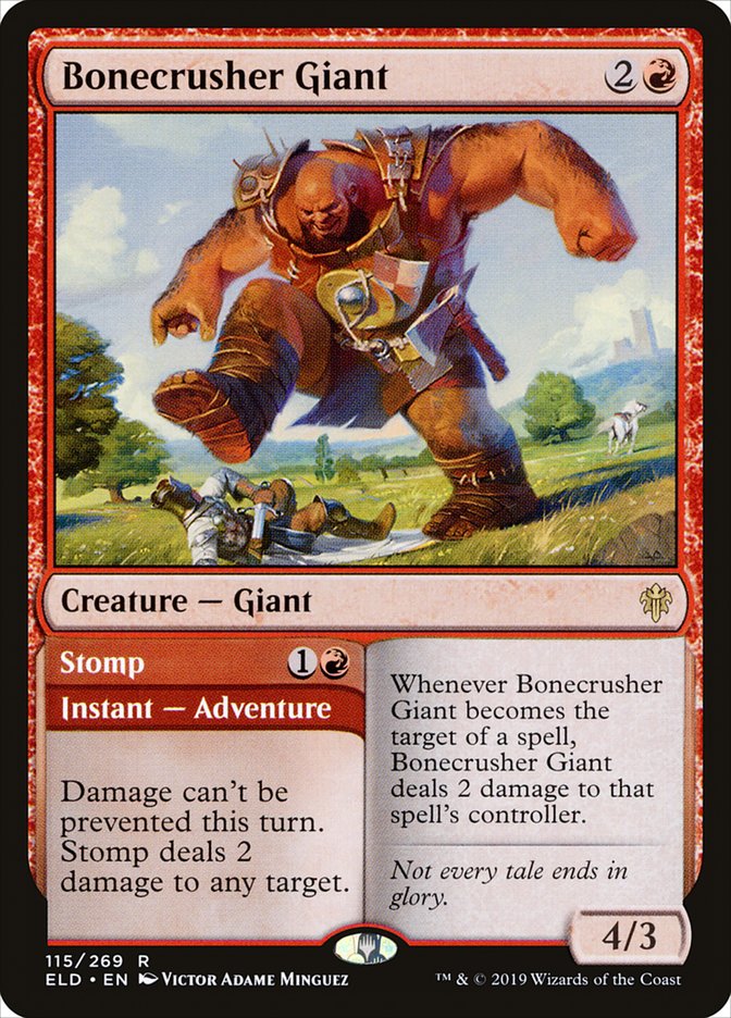 Bonecrusher Giant // Stomp [Throne of Eldraine] | Cracking-Singles