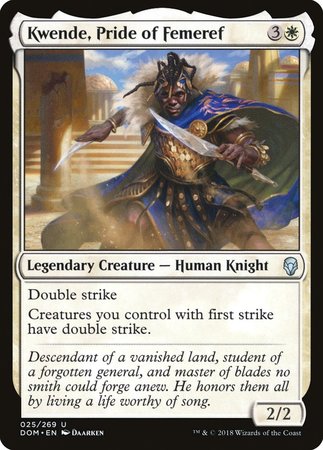 Kwende, Pride of Femeref [Dominaria] | Cracking-Singles