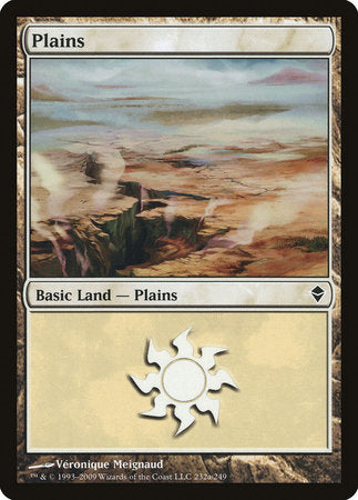 Plains (232a) [Zendikar] | Cracking-Singles