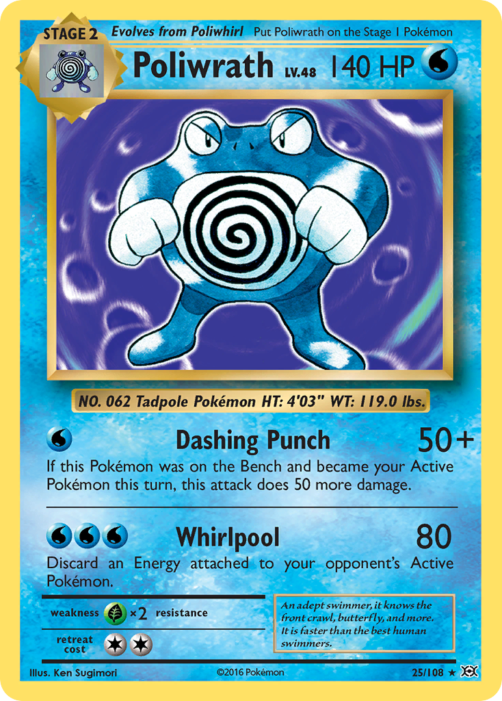 Poliwrath (25/108) [XY: Evolutions] | Cracking-Singles