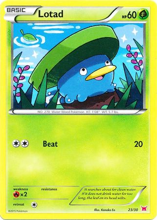 Lotad (23/30) [XY: Trainer Kit 2 - Latias] | Cracking-Singles