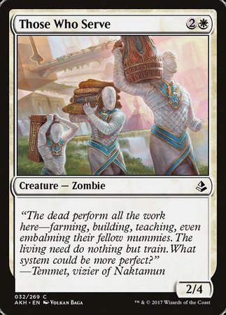 Those Who Serve [Amonkhet] | Cracking-Singles