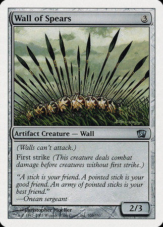 Wall of Spears [Eighth Edition] | Cracking-Singles