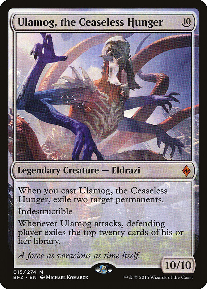 Ulamog, the Ceaseless Hunger [Battle for Zendikar] | Cracking-Singles