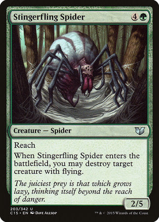 Stingerfling Spider [Commander 2015] | Cracking-Singles