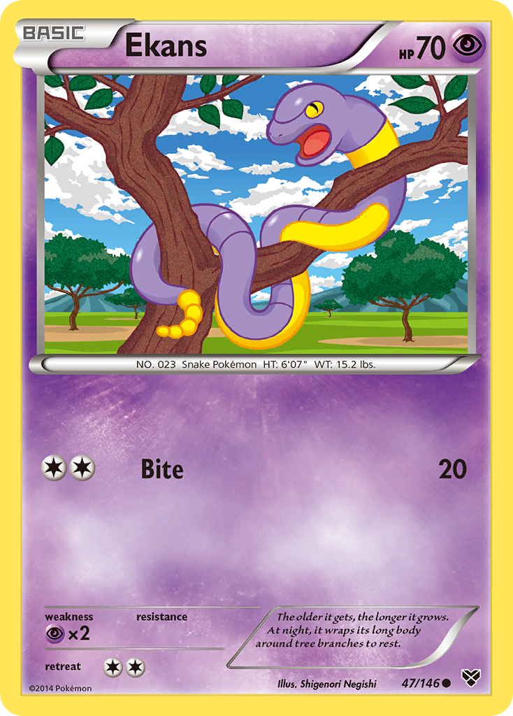 Ekans (47/146) [XY: Base Set] | Cracking-Singles