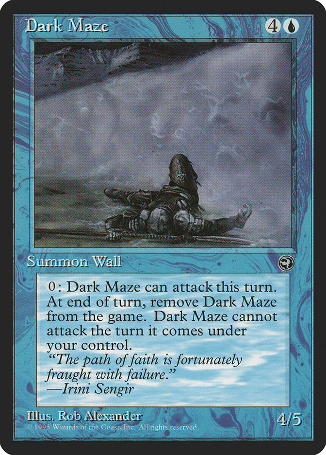 Dark Maze (Irini Sengir Flavor Text) [Homelands] | Cracking-Singles