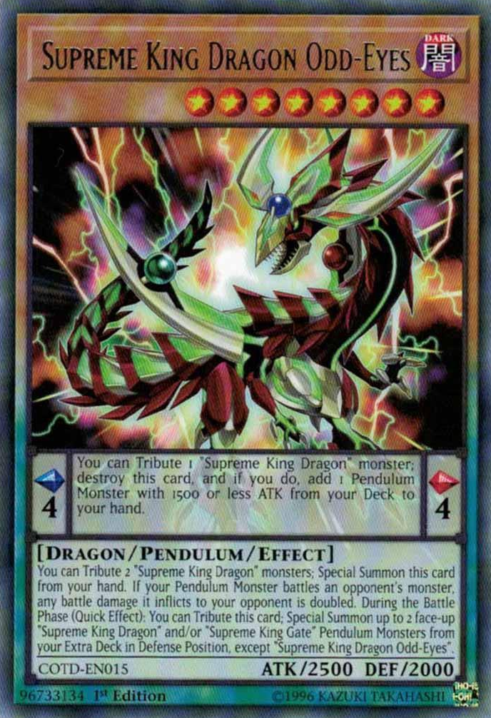 Supreme King Dragon Odd-Eyes [COTD-EN015] Rare | Cracking-Singles