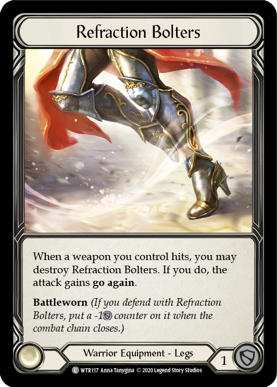 Refraction Bolters [WTR117] Unlimited Edition Rainbow Foil | Cracking-Singles