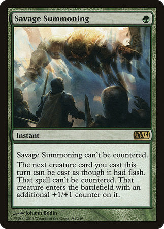 Savage Summoning [Magic 2014] | Cracking-Singles