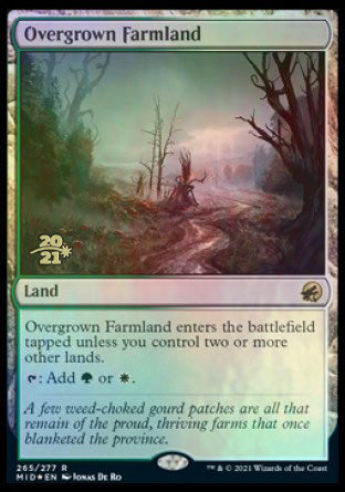 Overgrown Farmland [Innistrad: Midnight Hunt Prerelease Promos] | Cracking-Singles