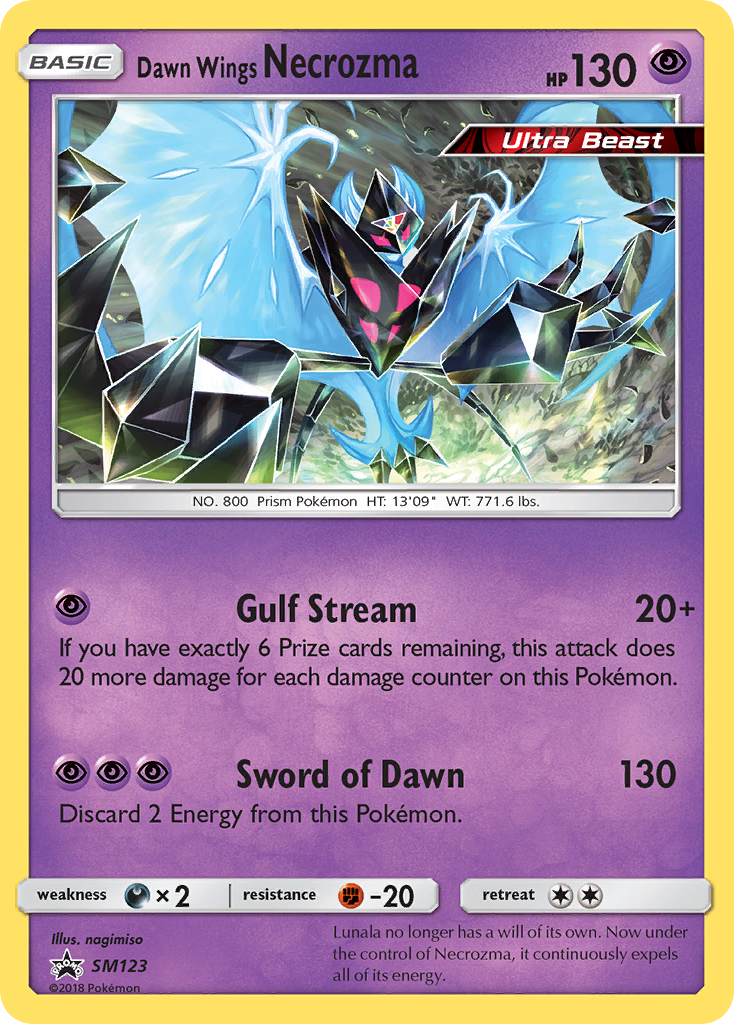 Dawn Wings Necrozma (SM123) [Sun & Moon: Black Star Promos] | Cracking-Singles